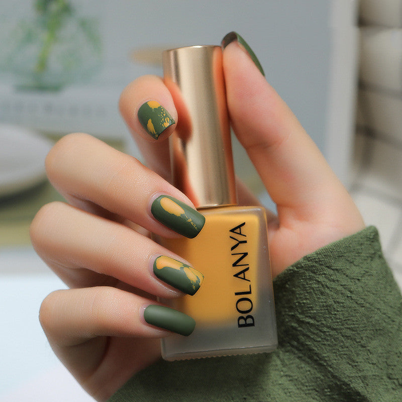Peelable Candy Color Velvet Matte Nail Polish