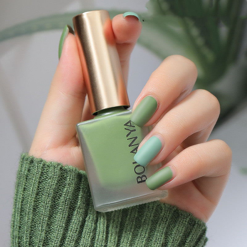 Peelable Candy Color Velvet Matte Nail Polish