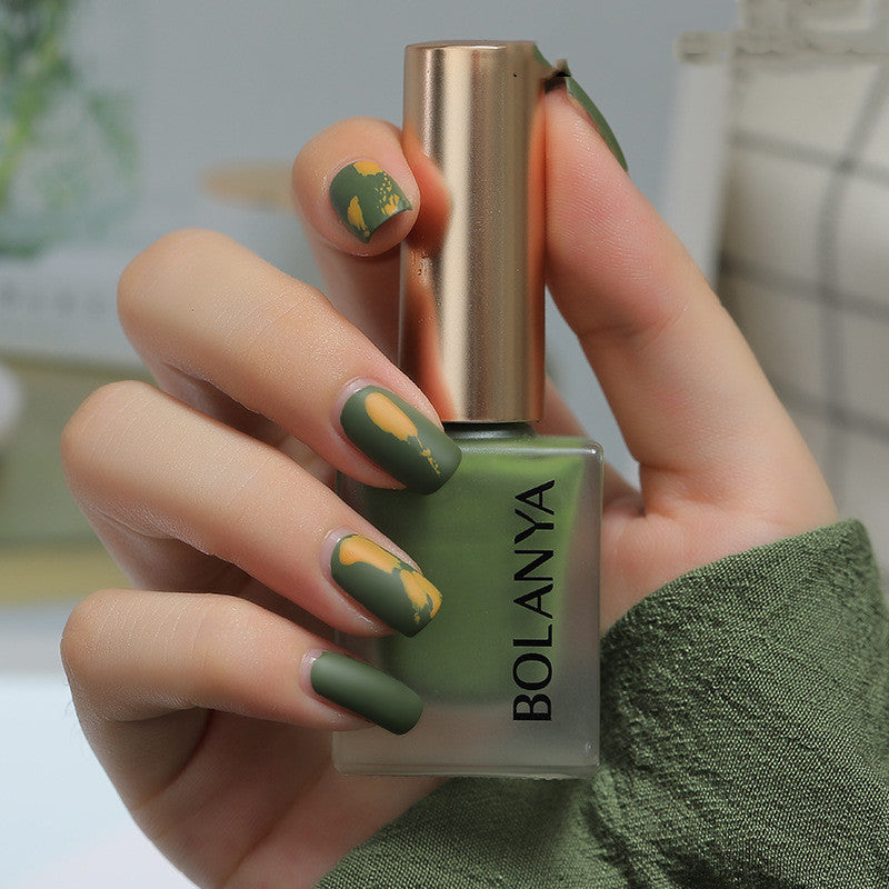 Peelable Candy Color Velvet Matte Nail Polish