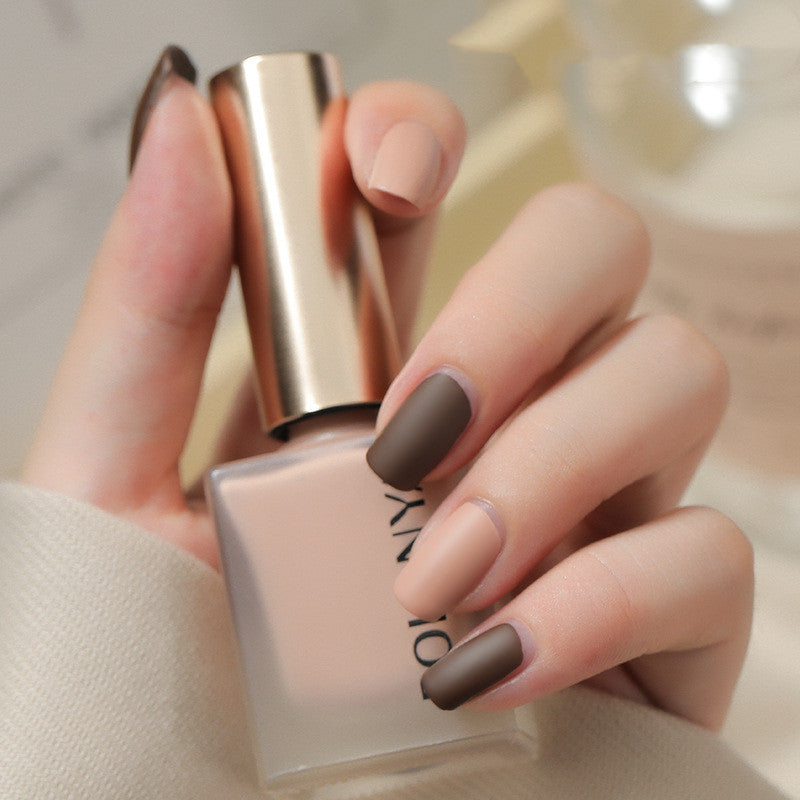Peelable Candy Color Velvet Matte Nail Polish