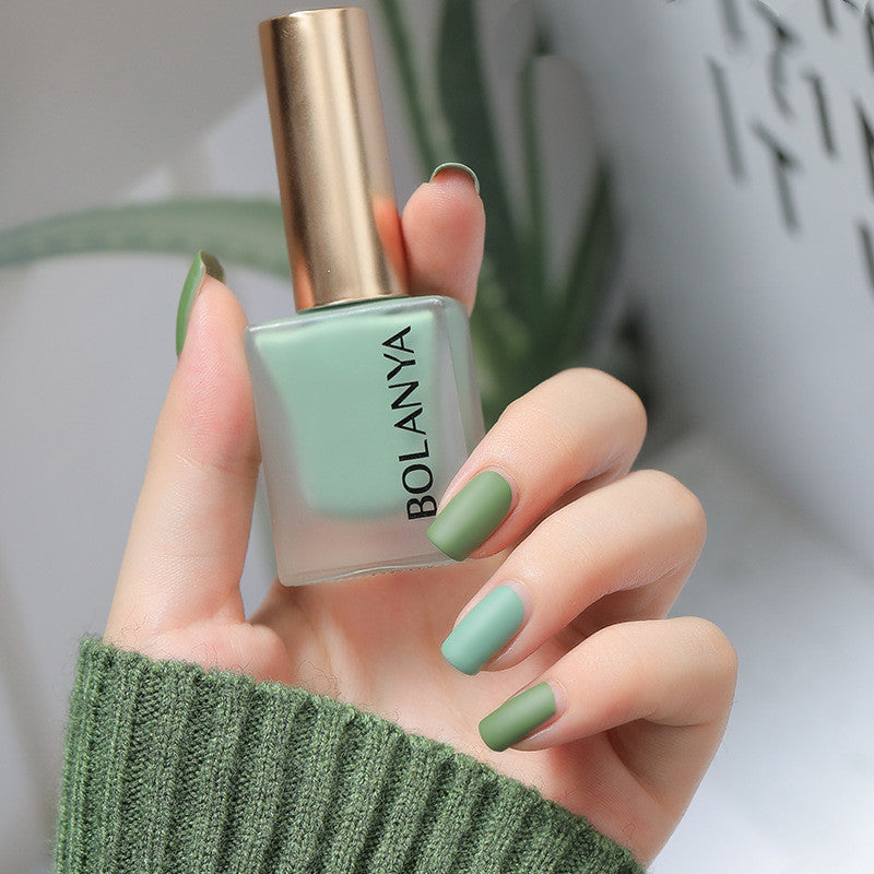 Peelable Candy Color Velvet Matte Nail Polish