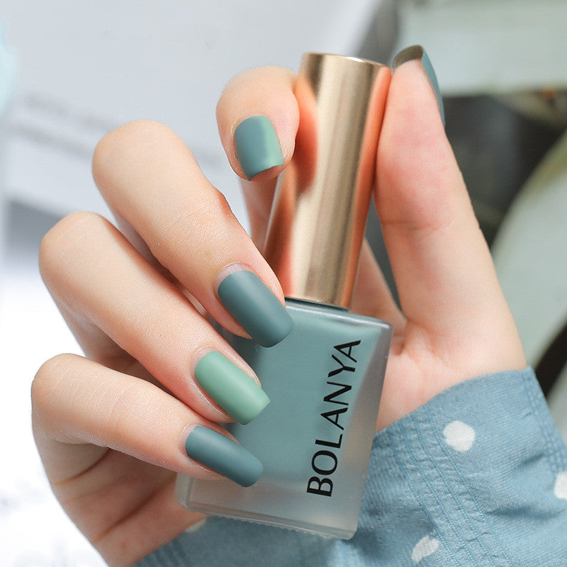 Peelable Candy Color Velvet Matte Nail Polish