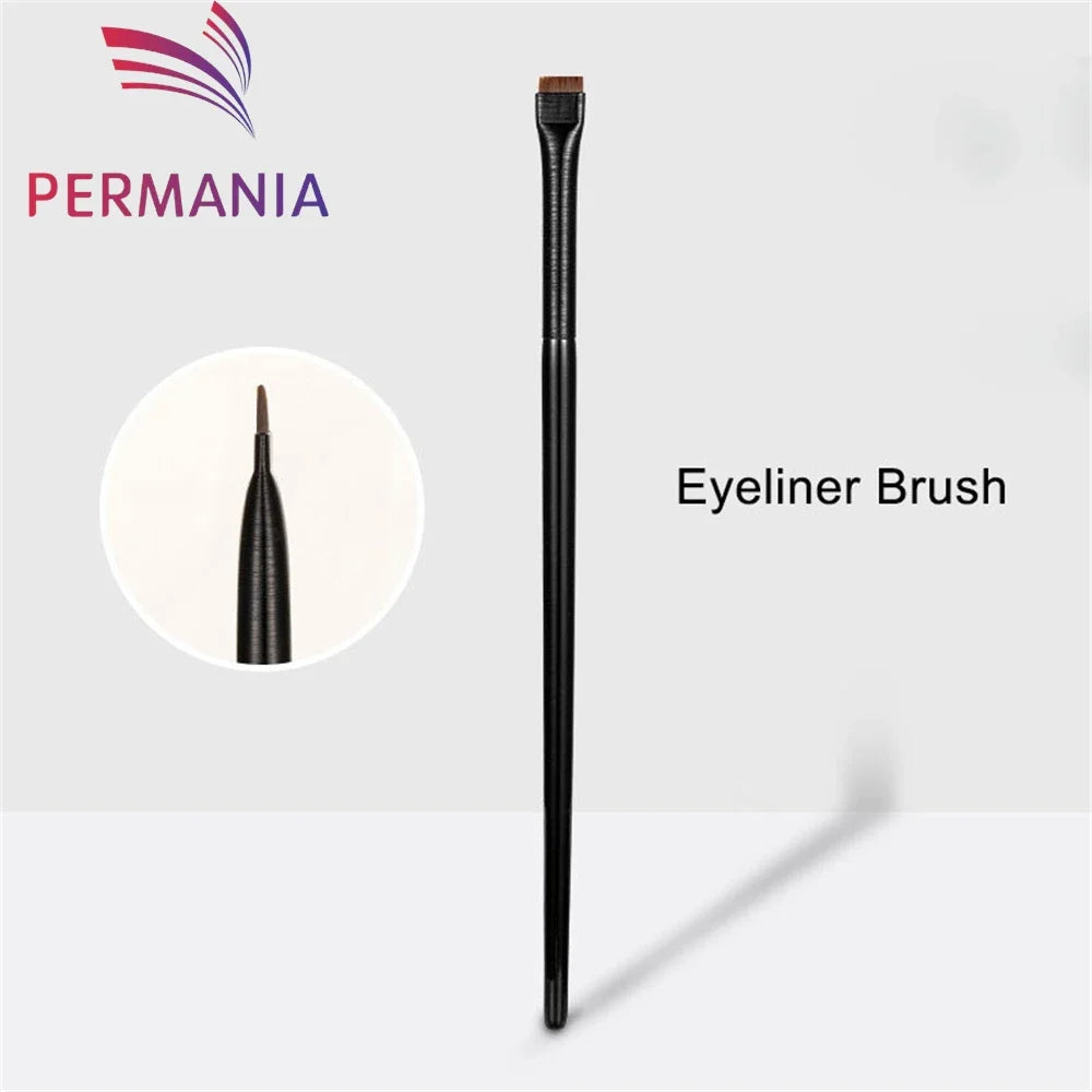 Permania Angled Eyebrow and Eyeliner Brush Set