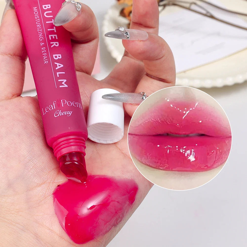 Pink Moisturizing Lip Gloss Soft Tube Plumping Nude Balm