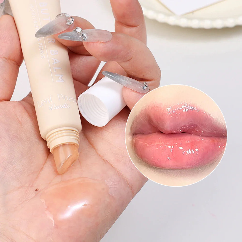 Pink Moisturizing Lip Gloss Soft Tube Plumping Nude Balm