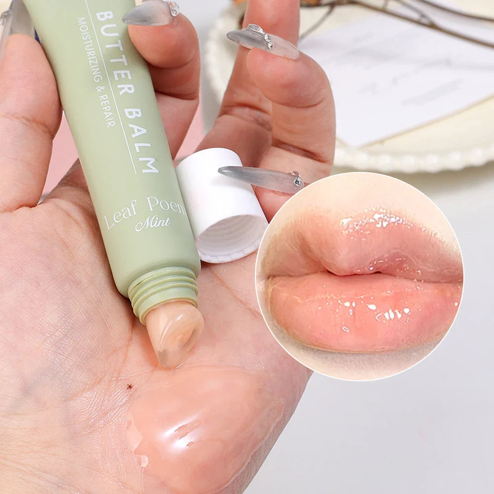 Pink Moisturizing Lip Gloss Soft Tube Plumping Nude Balm
