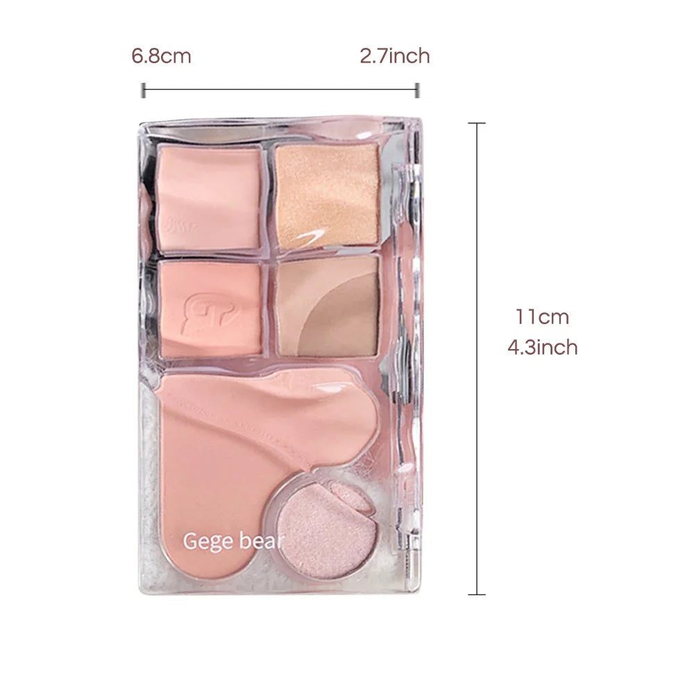 Pinky Heart Gege Bear Eyeshadow Palette