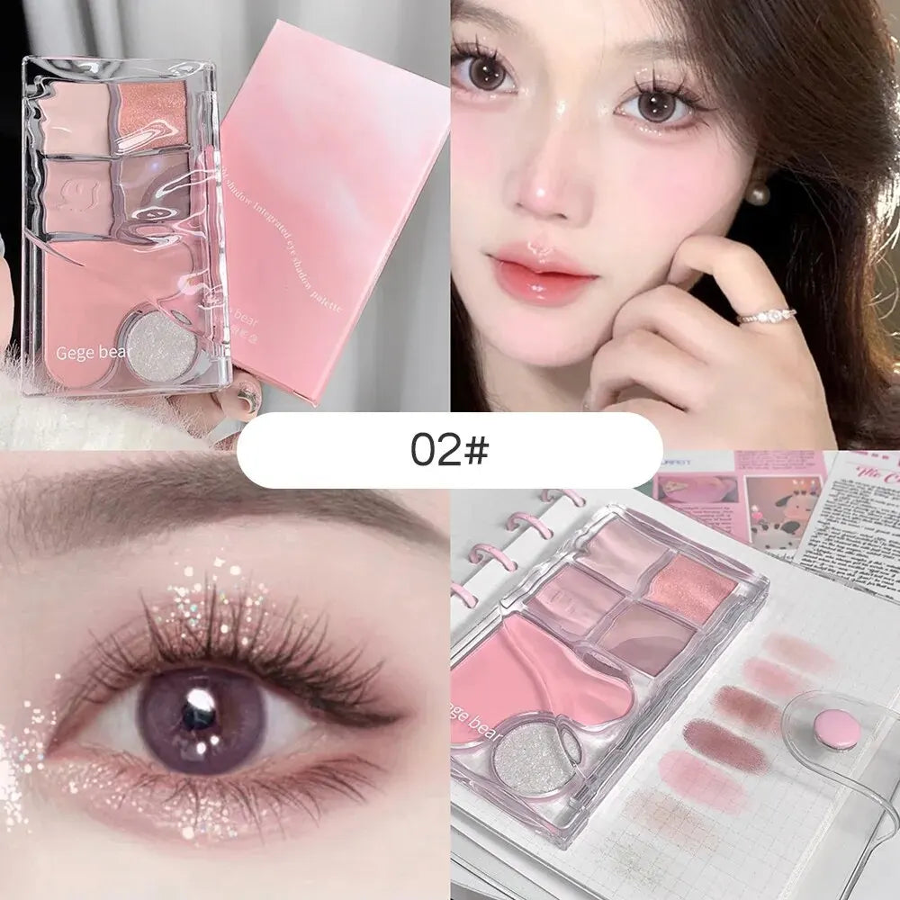 Pinky Heart Gege Bear Eyeshadow Palette
