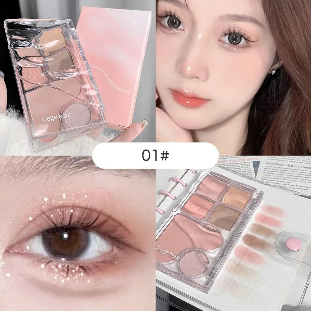 Pinky Heart Gege Bear Eyeshadow Palette