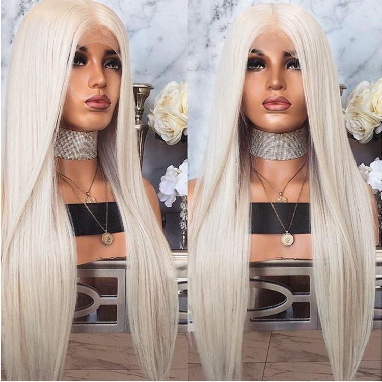 Platinum Blonde Highlight Wig