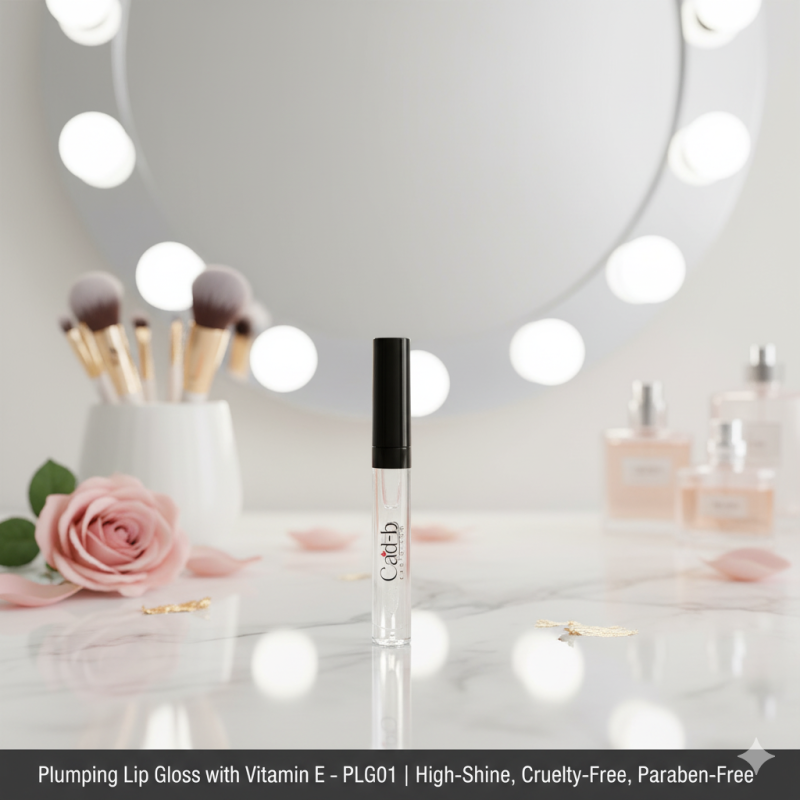 Plumping Lip Gloss with Vitamin E - PLG01 | Cruelty Free, Paraben Free