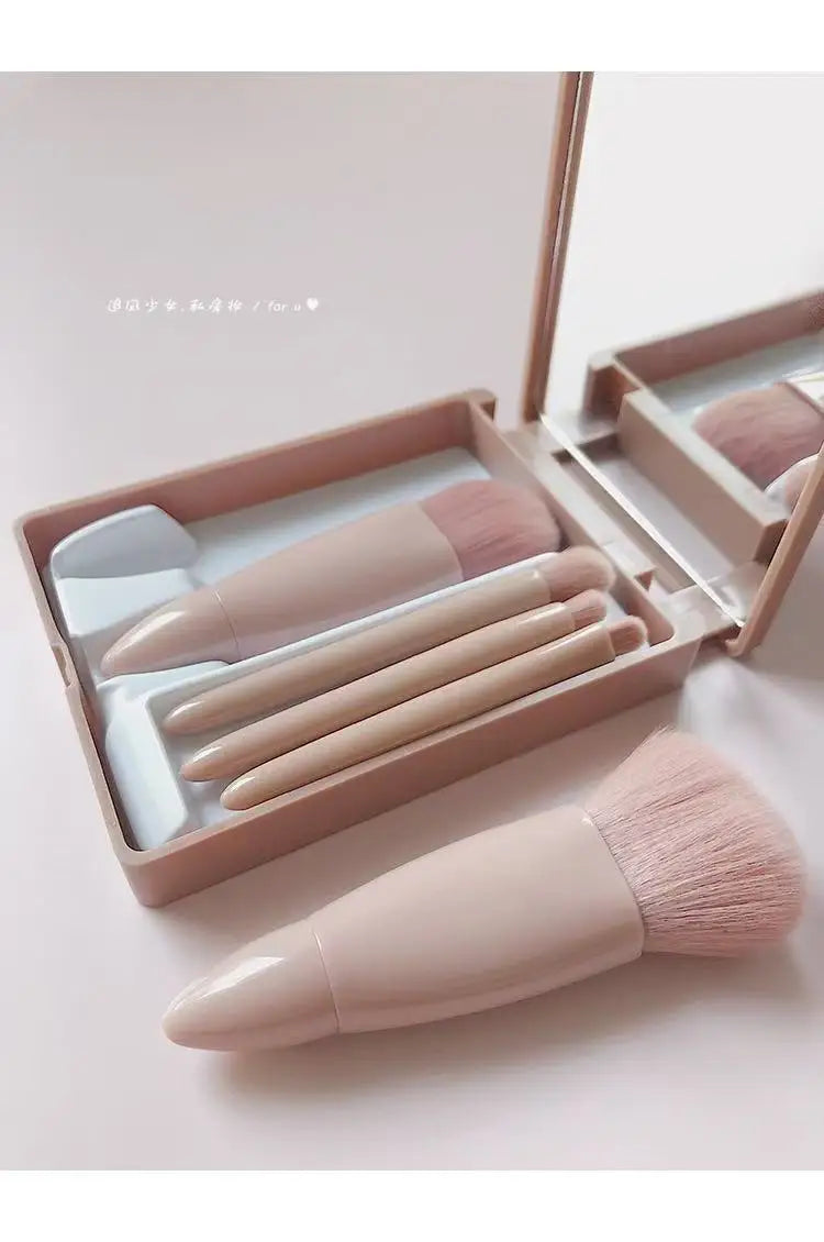 Portable 5 Piece Makeup Brush Travel Set