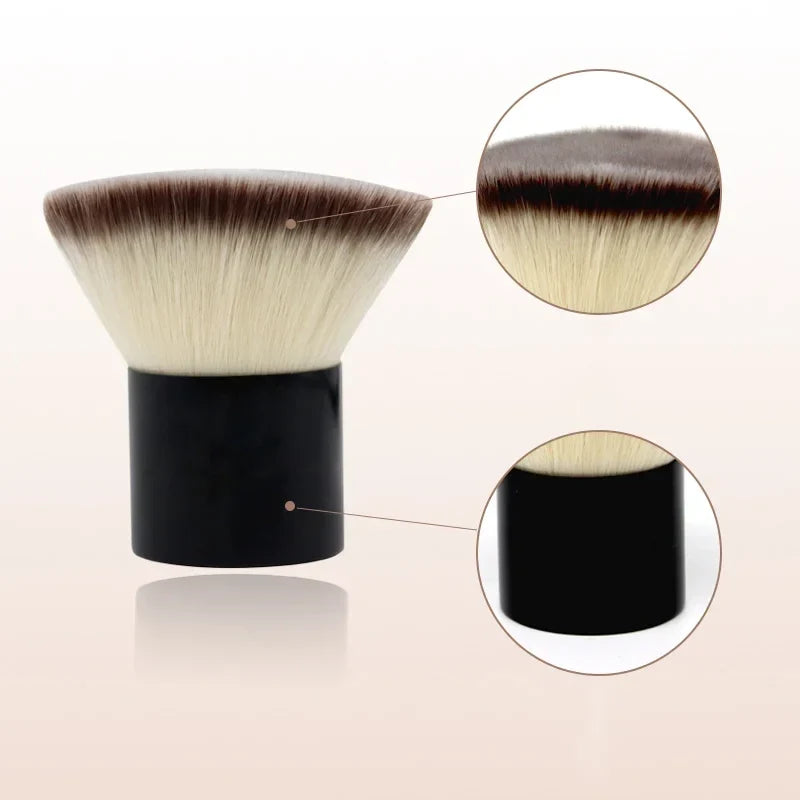 Portable Flat Top Foundation Makeup Brush
