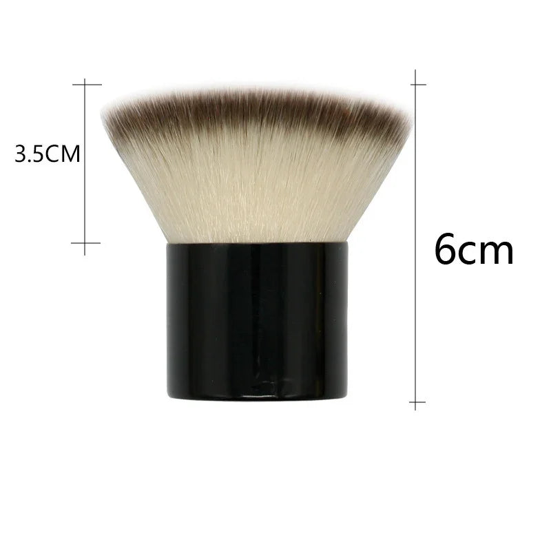 Portable Flat Top Foundation Makeup Brush