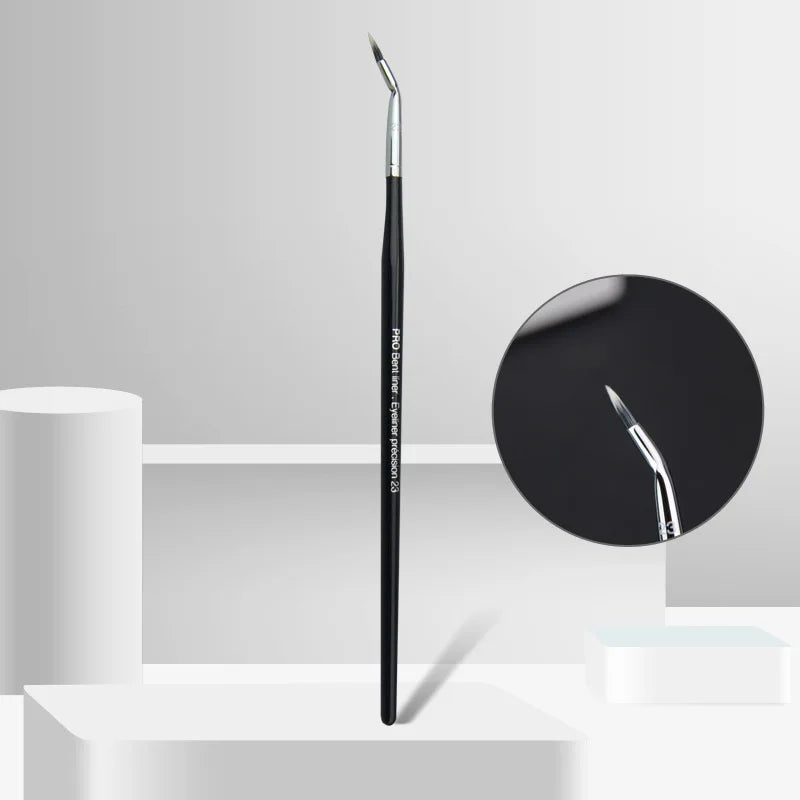 Pro Makeup Brushes with Black Handle