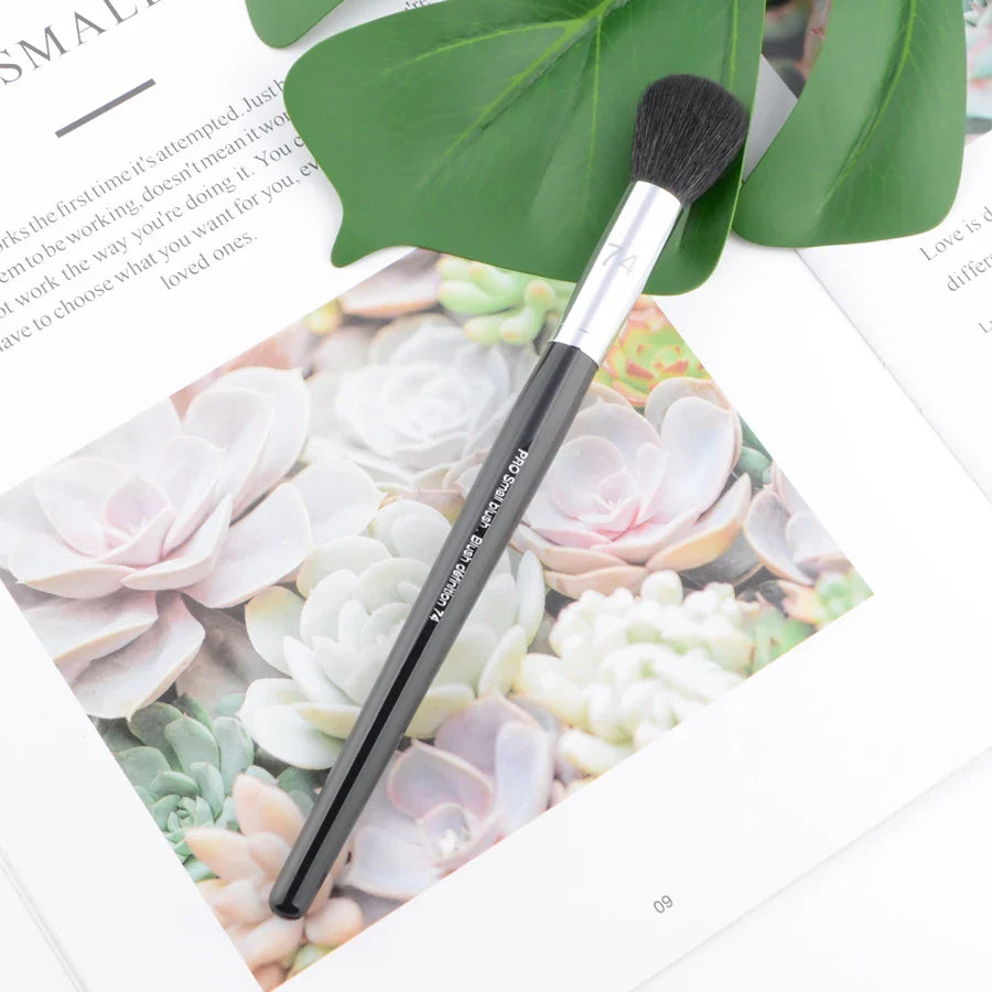 Pro Makeup Brushes with Black Handle