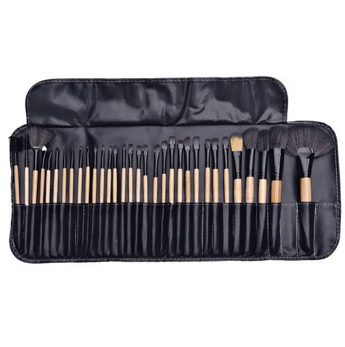 Professional Makeup Brush Set with Stylish Carry Case
