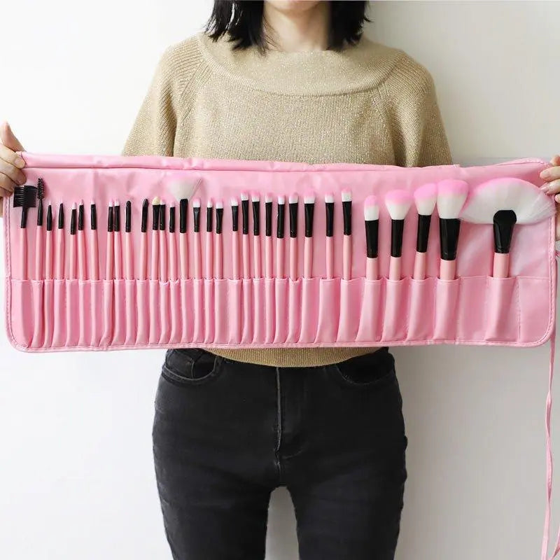 Professional Makeup Brush Set with Stylish Carry Case