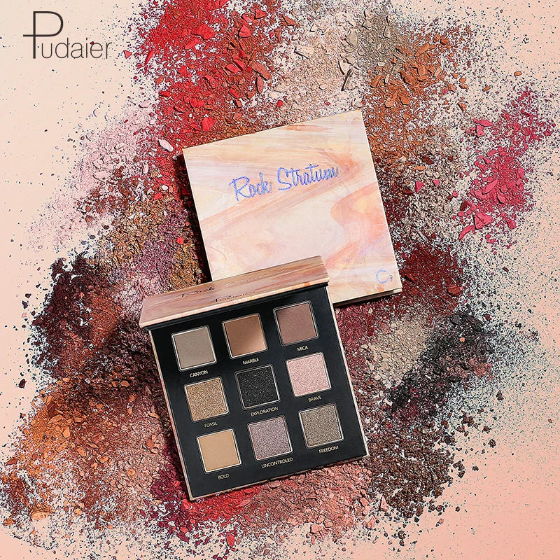 Pudaier Eyeshadow Palette Long Lasting Glitter