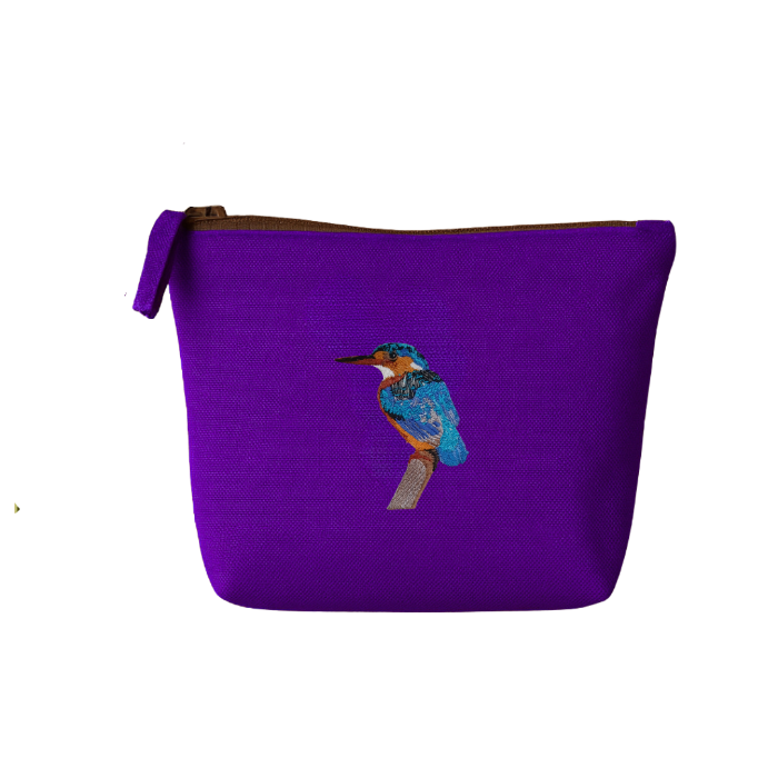 Malachite Kingfisher Makeup Bag