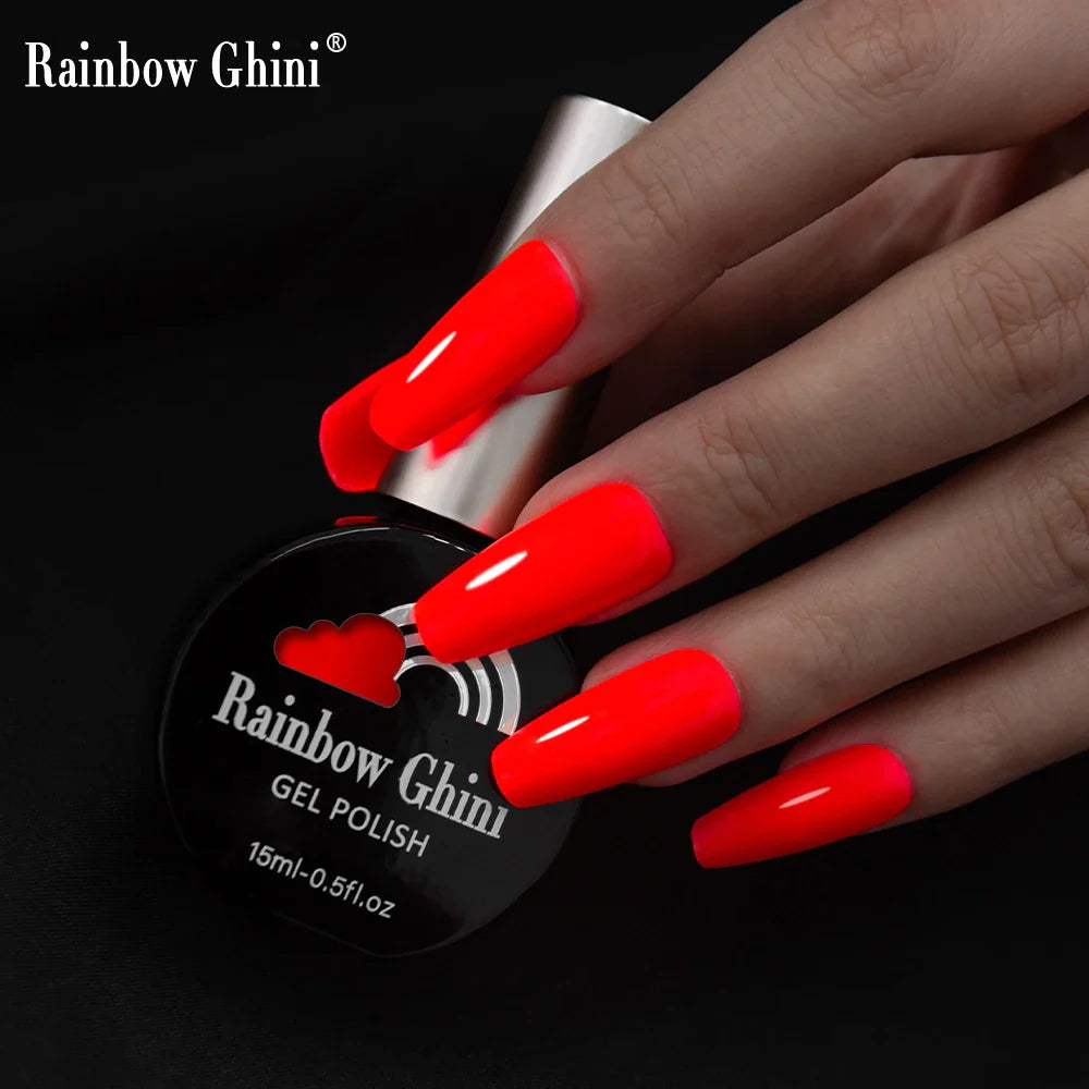 Rainbow Ghini 15ml Neon Gel Nail Polish