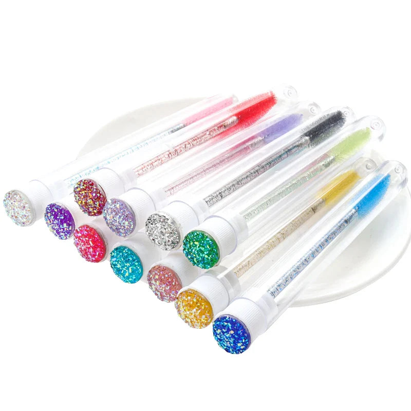 Reusable Diamond Eyebrow Brush Set 5/10 PCS