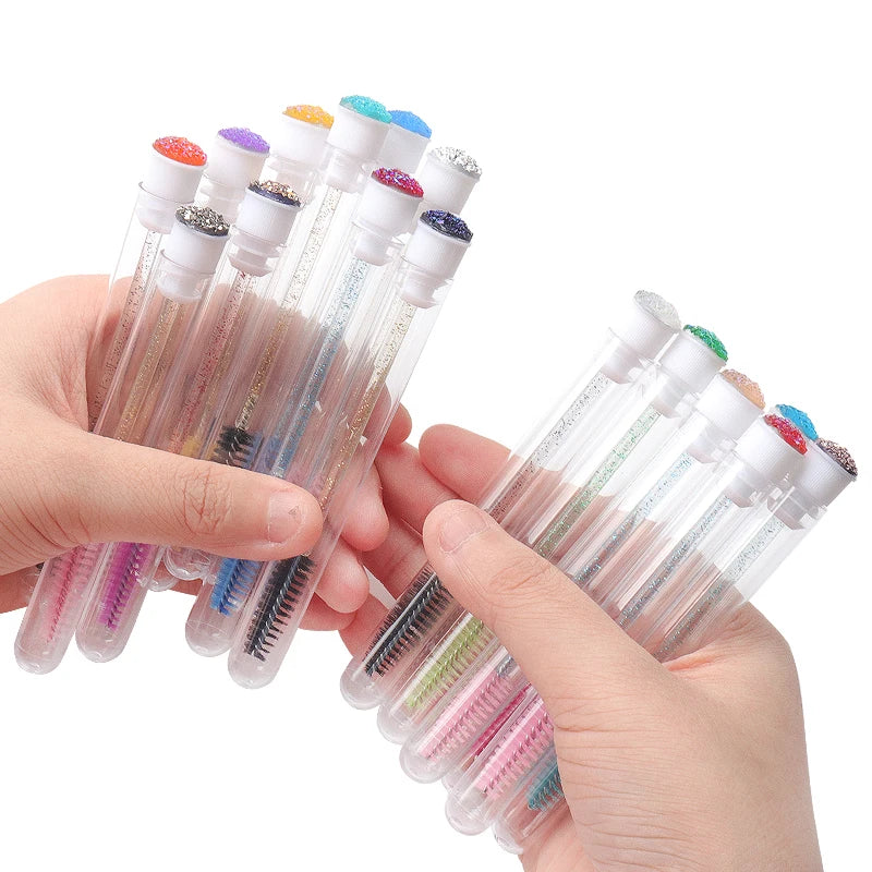 Reusable Diamond Eyebrow Brush Set 5/10 PCS