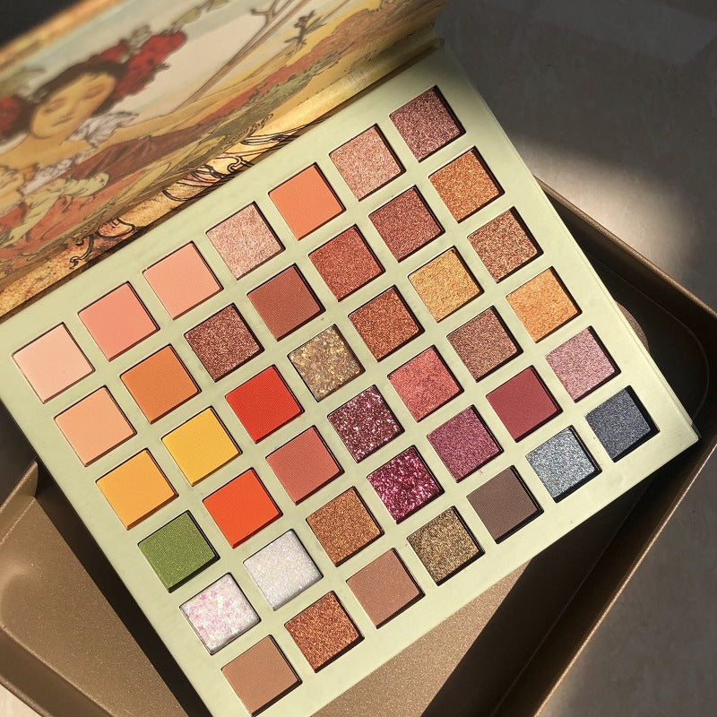 Rose Gold 42-Color Bead Eyeshadow Palette