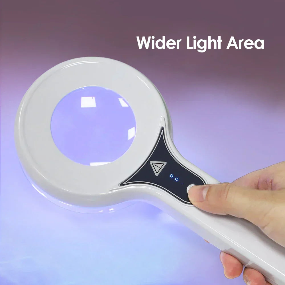 NNEOBA UV Skin Analyzer for Beauty and Facial Testing - Wood Lamp Light Detection