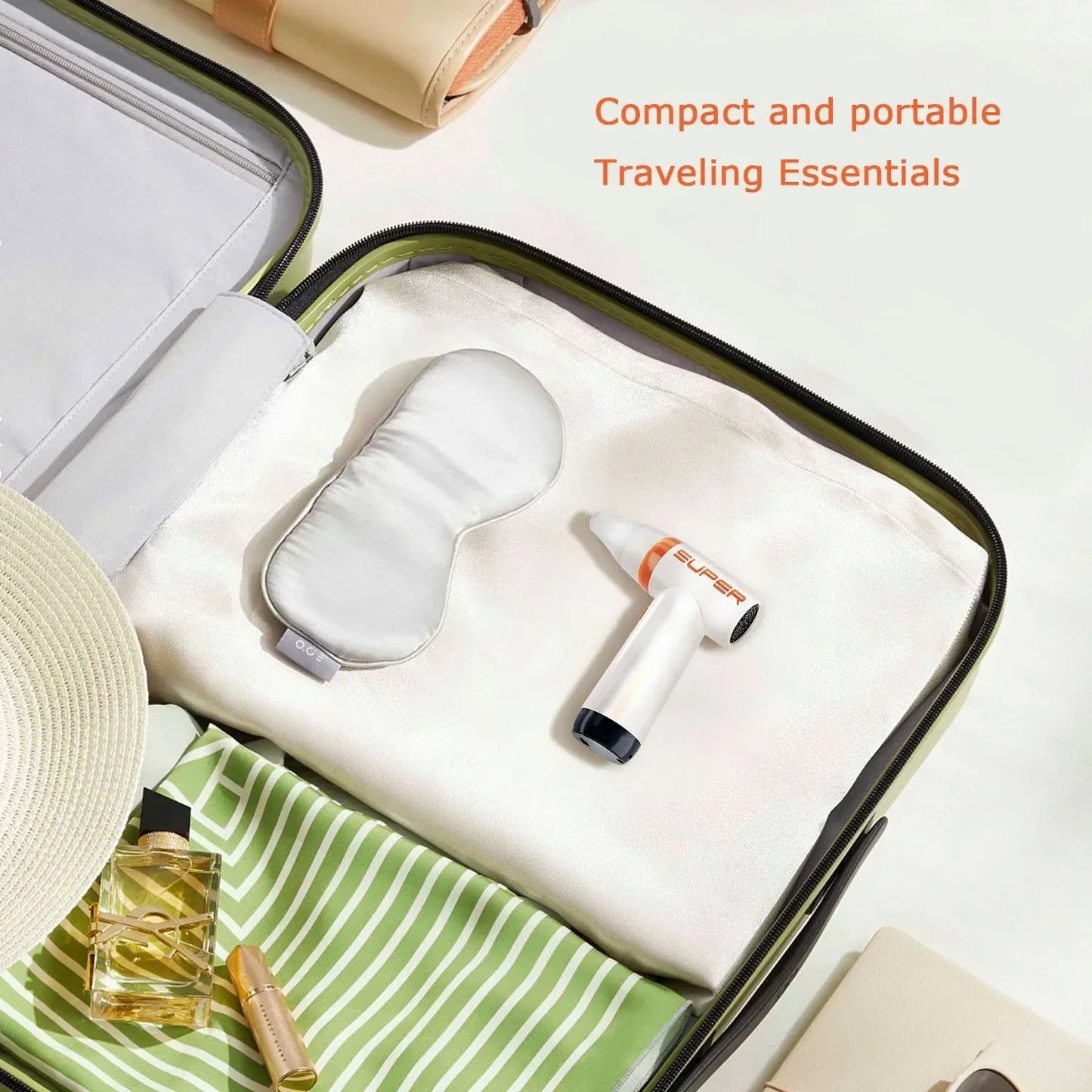 NNEOBA Wireless Handheld Mini Hair Dryer