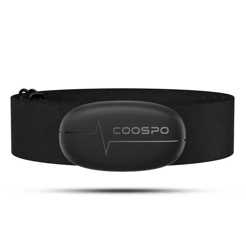 Bluetooth And ANT+ Chest Heart Rate Monitor Strap Black