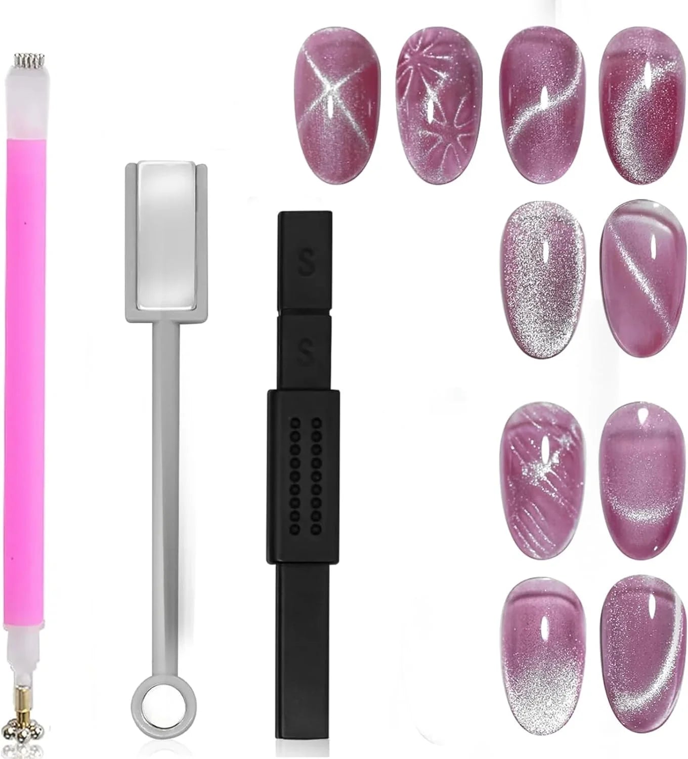 Maychao 12ml Cat Eye Gel Nail Polish Rainbow Effect