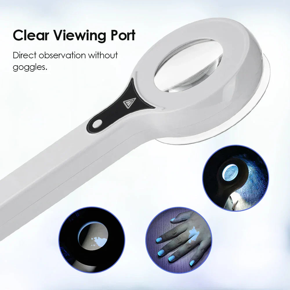 NNEOBA UV Skin Analyzer for Beauty and Facial Testing - Wood Lamp Light Detection