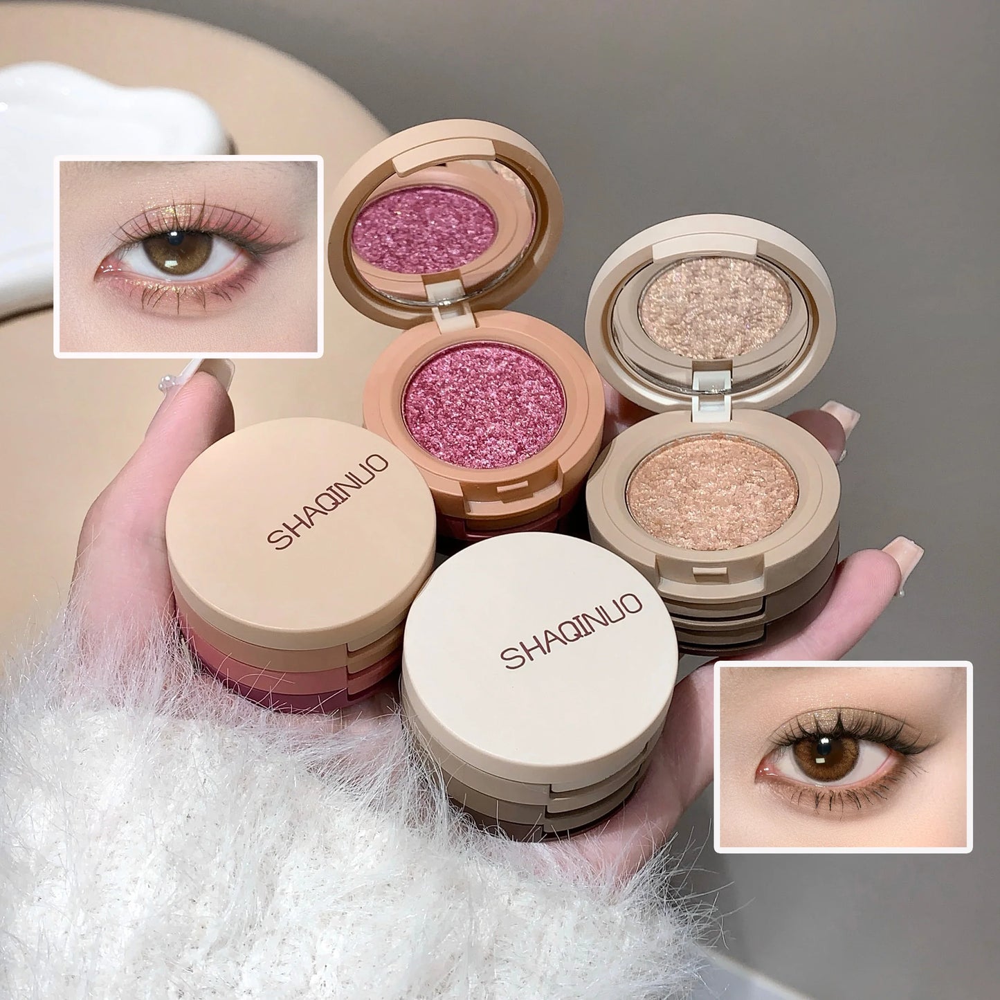 Shaqinuo Earth-tone Eyeshadow Palette