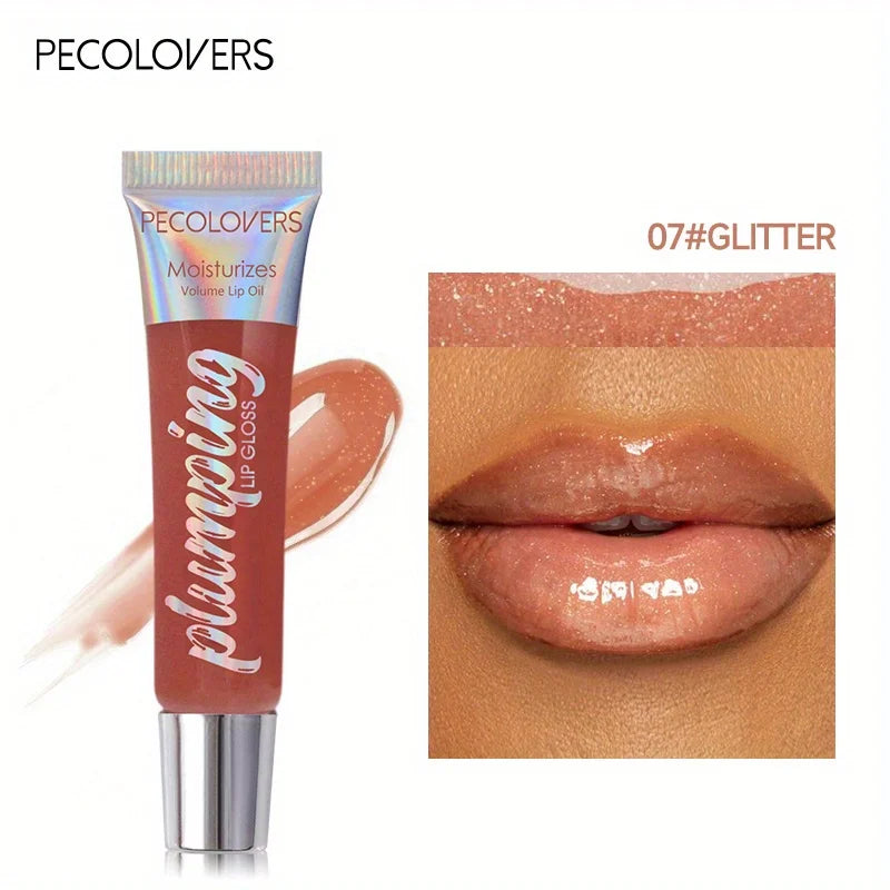 Shimmer Lip Oil Gloss for Fuller Lips