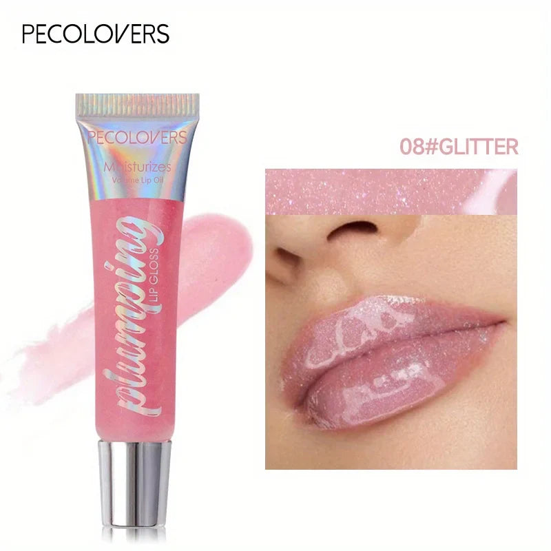 Shimmer Lip Oil Gloss for Fuller Lips