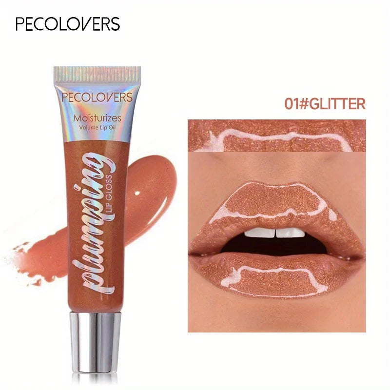 Shimmer Lip Oil Gloss for Fuller Lips