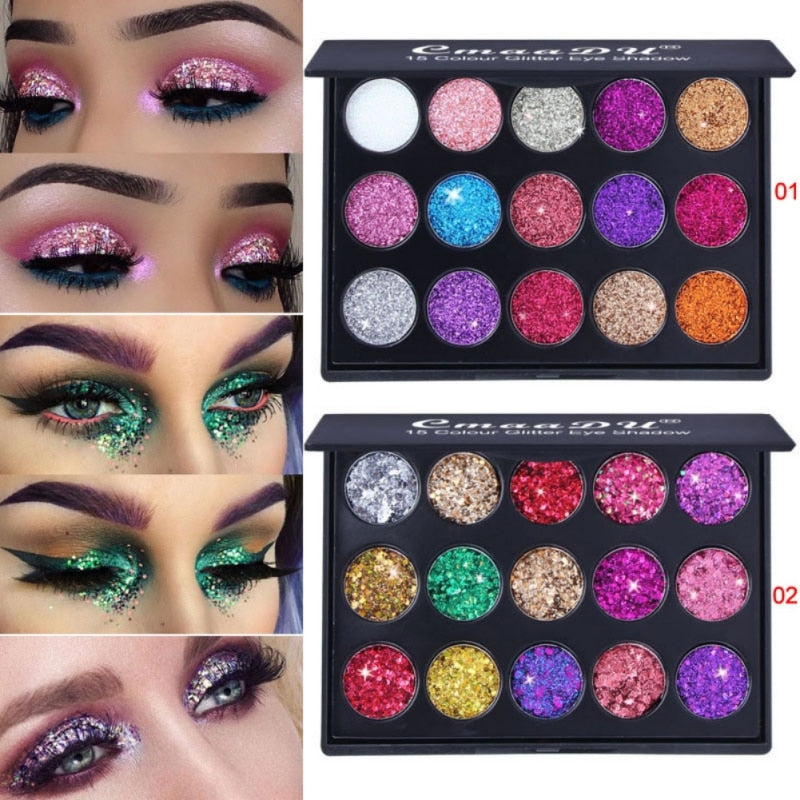 Shimmering Diamond Eyeshadow Palette