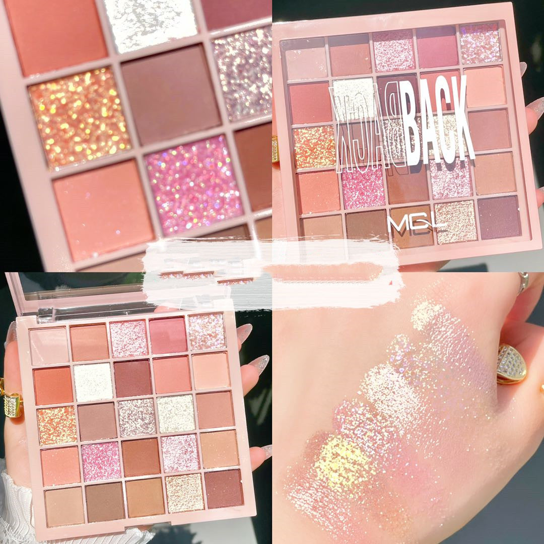 Shimmering Matte Multi-Colored Eyeshadow Palette
