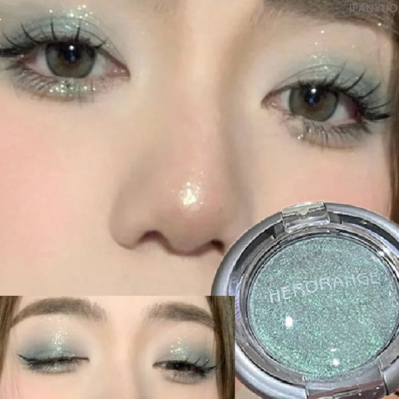 Smoky Pearl Glitter Eyeshadow Palette