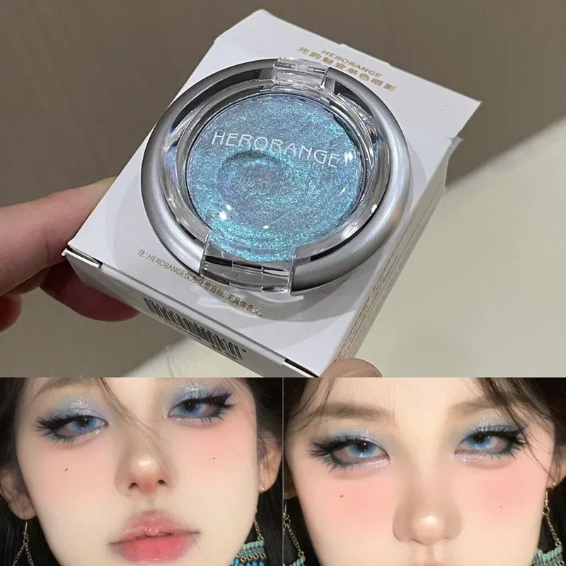 Smoky Pearl Glitter Eyeshadow Palette