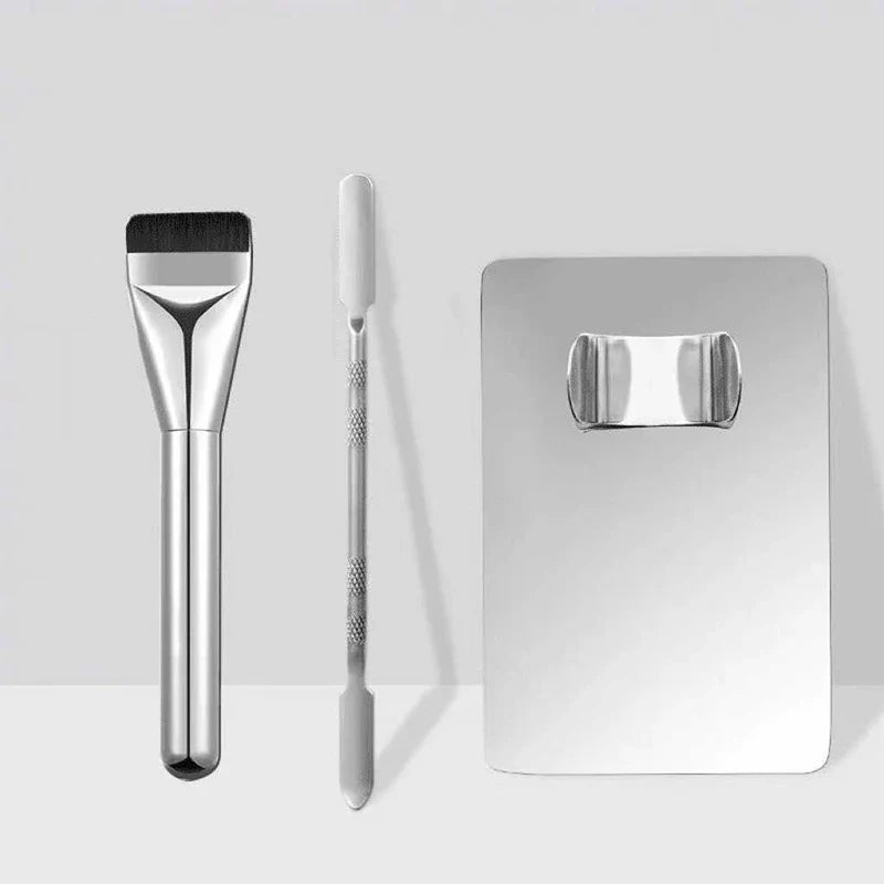 Stainless Steel Makeup Mixing Palette Set