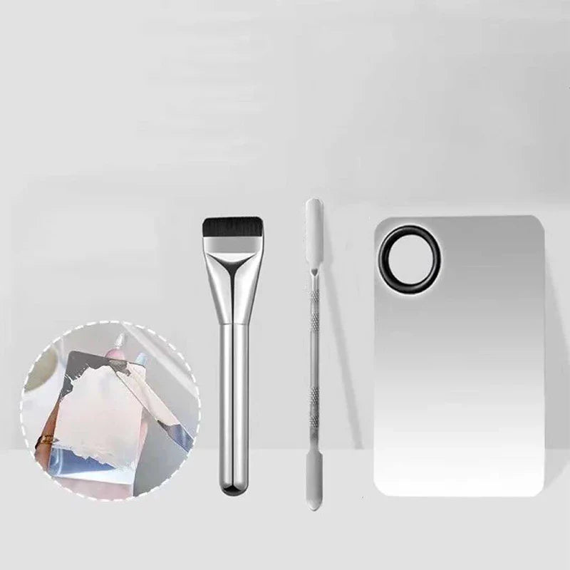 Stainless Steel Makeup Mixing Palette Set