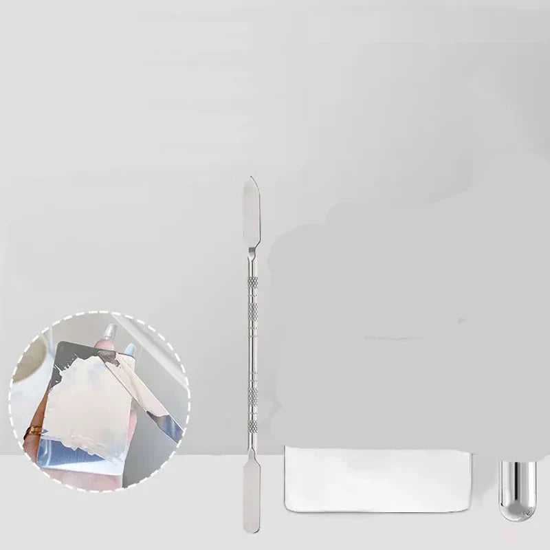 Stainless Steel Makeup Mixing Palette Set