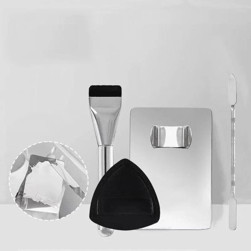 Stainless Steel Makeup Mixing Palette Set