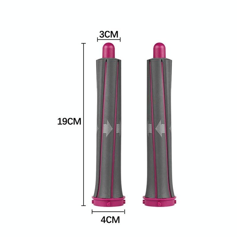 NNEIDS Long Barrel Pair & 2 Adapters For Dyson Hair Dryer - Curling Iron Accessories