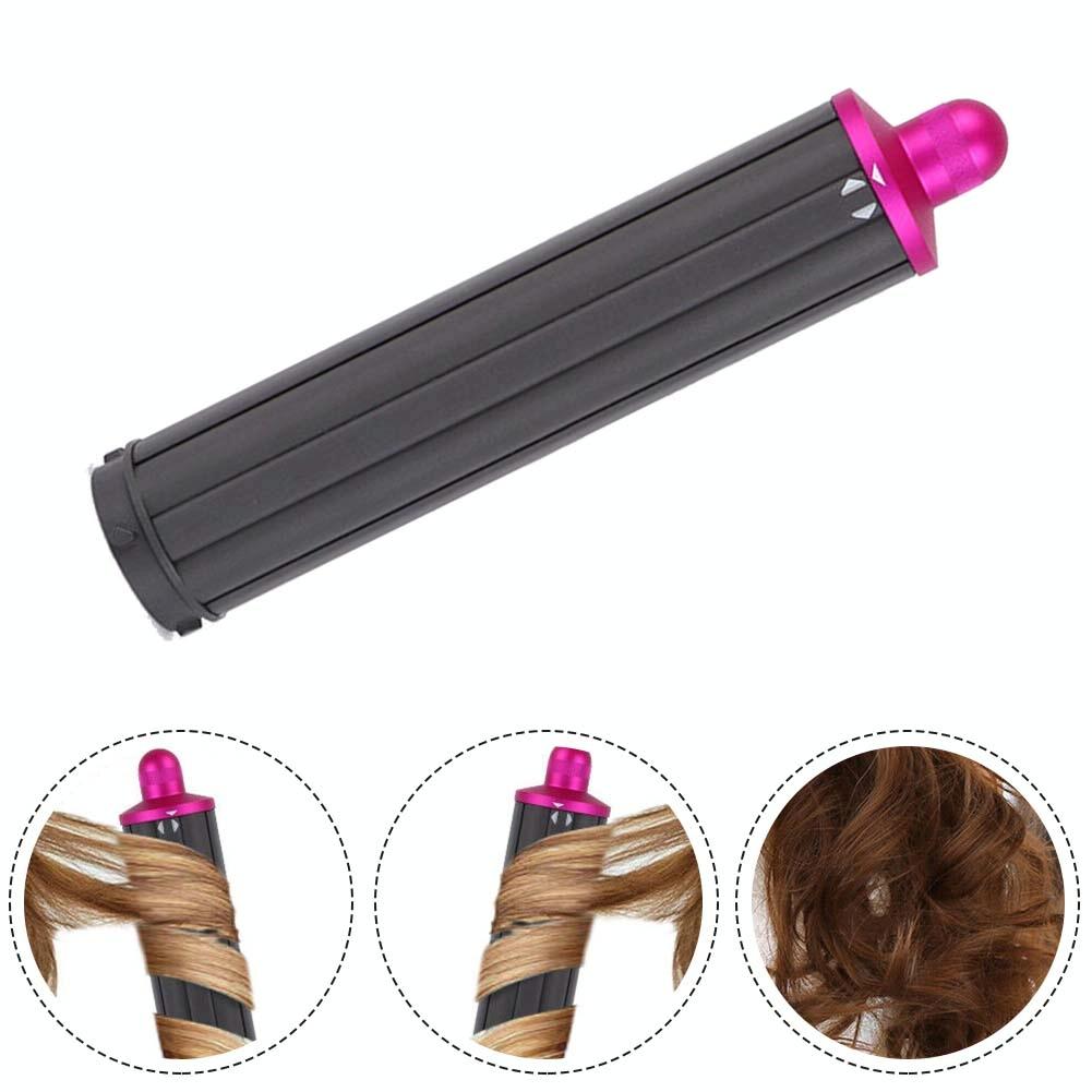 NNEIDS Long Barrel Curling Iron For Dyson Hair Dryer - 13.4Cm Upgraded - 40Mm Red