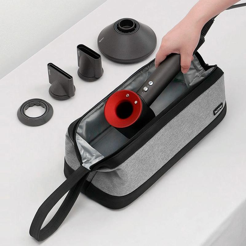 NNEIDS Organizer Bag For Dyson Hair Dryer And Curling Iron - Black