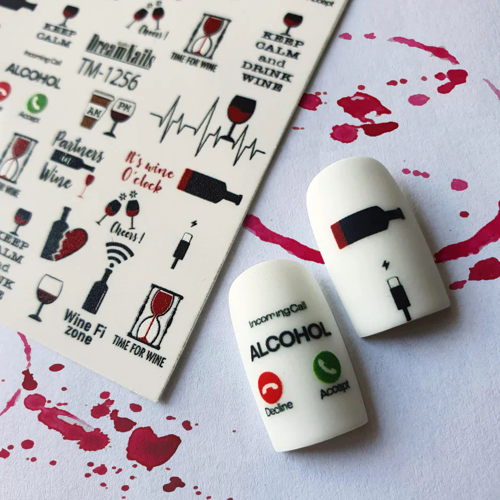 TM-1256 Nail Decal 2D