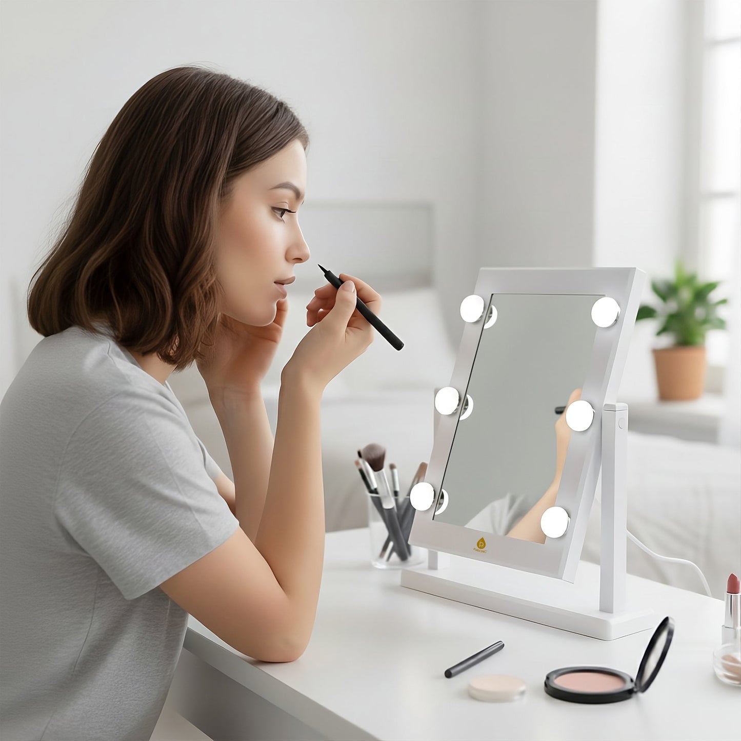 Refined Brilliance Pro 14" LED Mirror & Pursonic LED Vanity Mirror